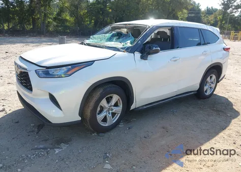 2020 Toyota Highlander L из США, поврежденный, VIN 5TDCZRAHXLS503080